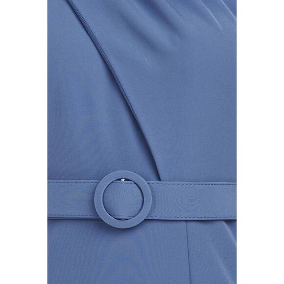 NEW KAY UNGER bowie gown in mediterranean blue - Picture 5 of 6